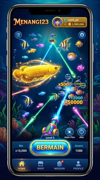 Cuplikan layar menu unduhan menang123 untuk perangkat Android